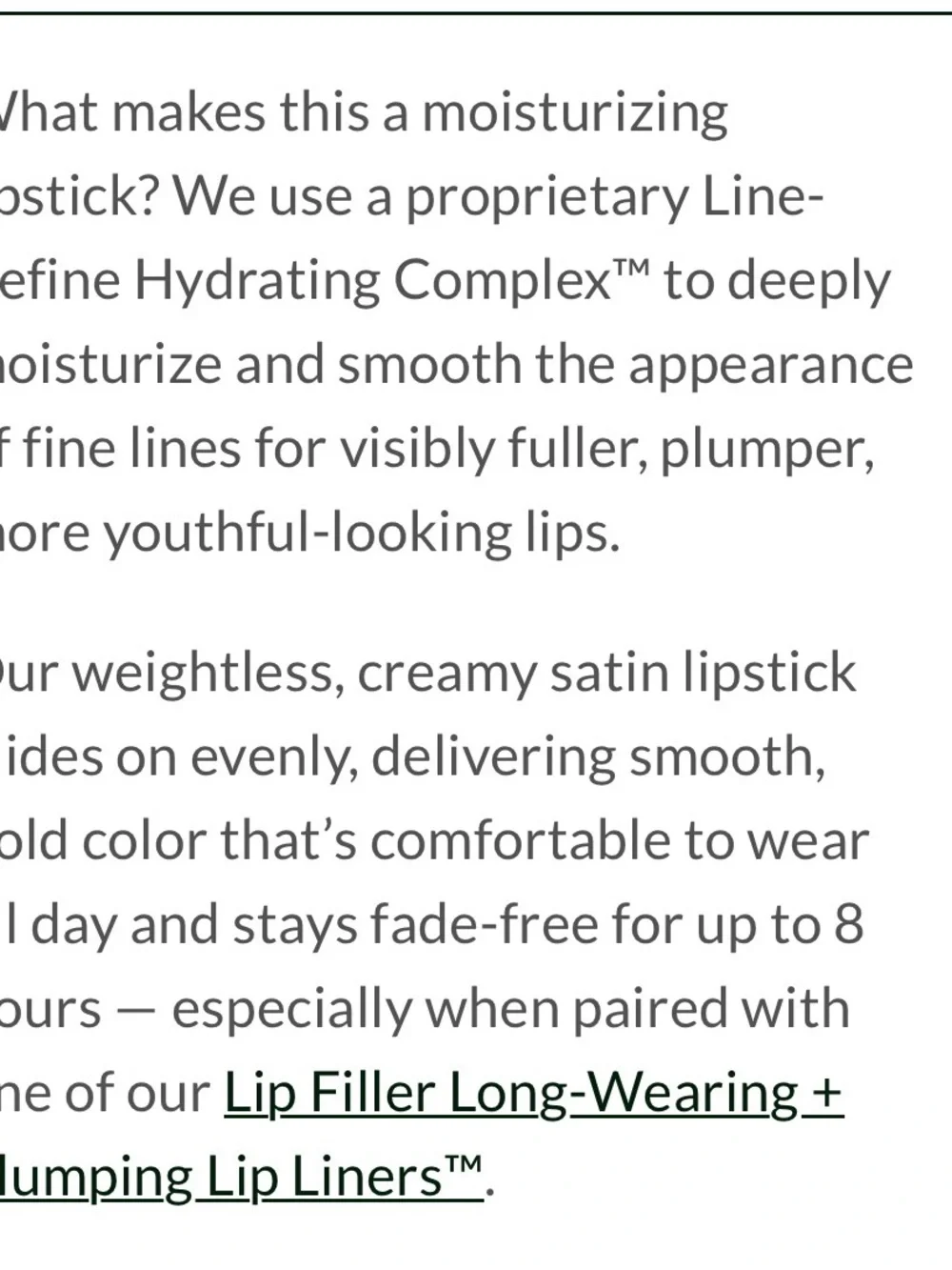 THRIVE CAUSEMETICS IMPACTFUL SEMI PERMANENT SMOOTHING LIPSTICK “JENNI” - Picture 4 of 6